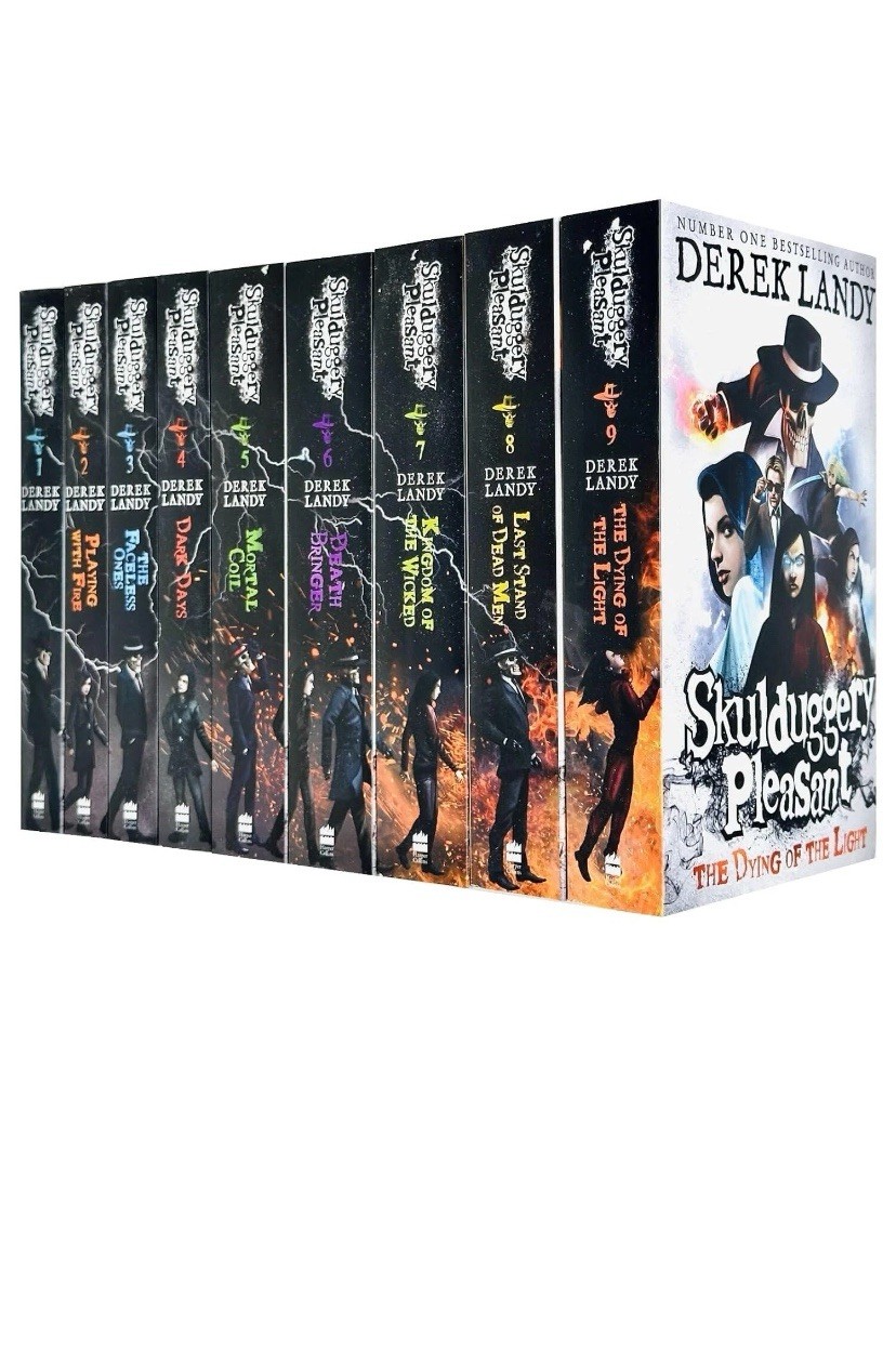 Skulduggery Pleasant by Derek Landy: Books 1-9 Set – Ages 11+ – Paperback