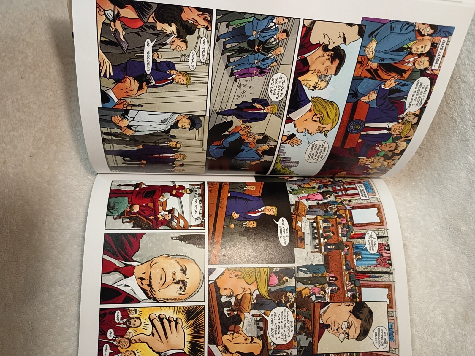 The INCAPABLE TRUMP: The COMPLETE Series BY Alex Genaro. 120 Pages. Hardcover.