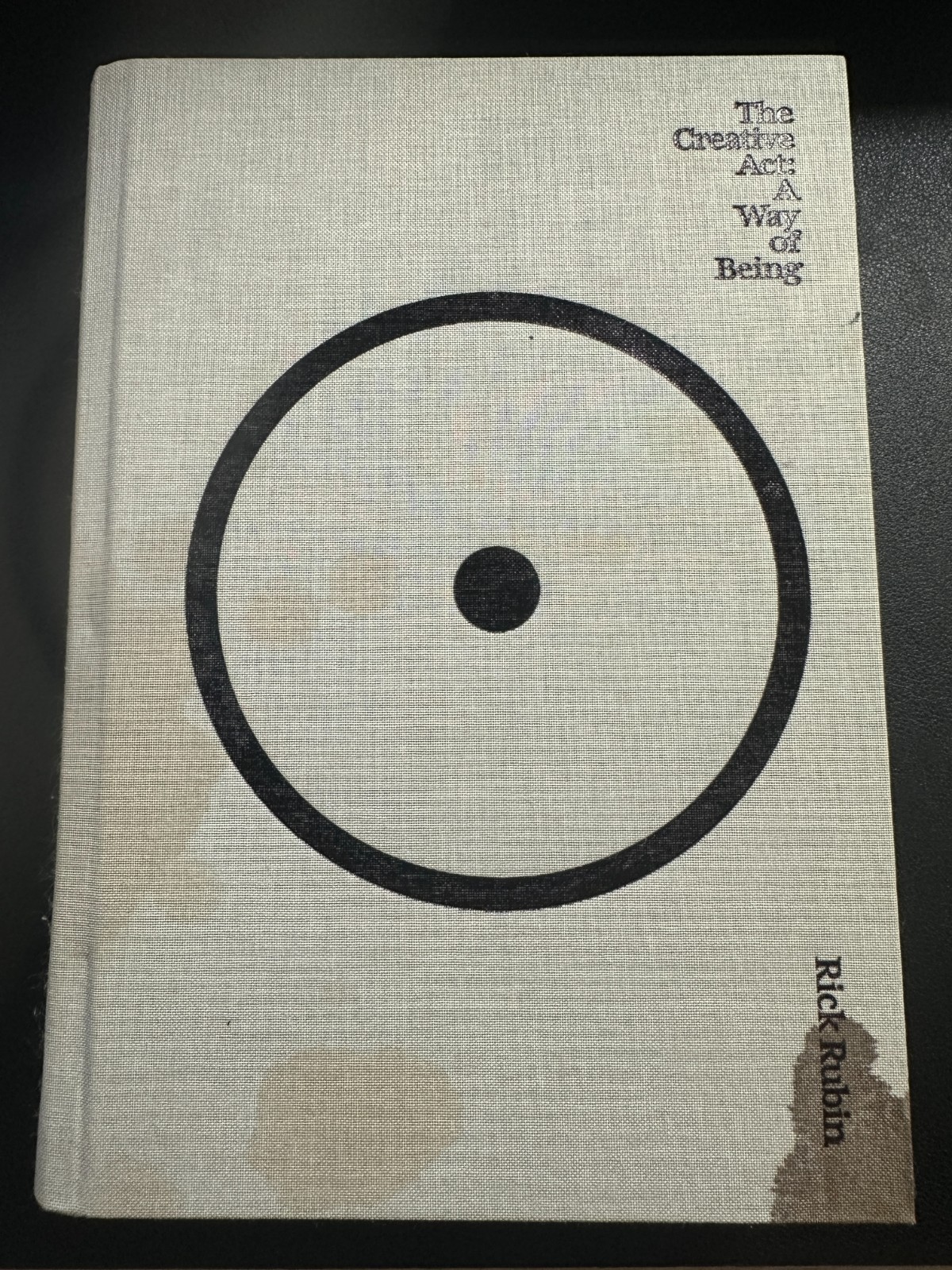 Creative Act : A Way of Being by Rick Rubin (2023, Hardcover)