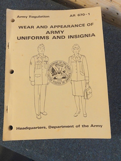 ARMY REGULATION AR 670-1 WEAR AND APPEARANCE OF ARMY UNIFORMS AND INSIGNIA