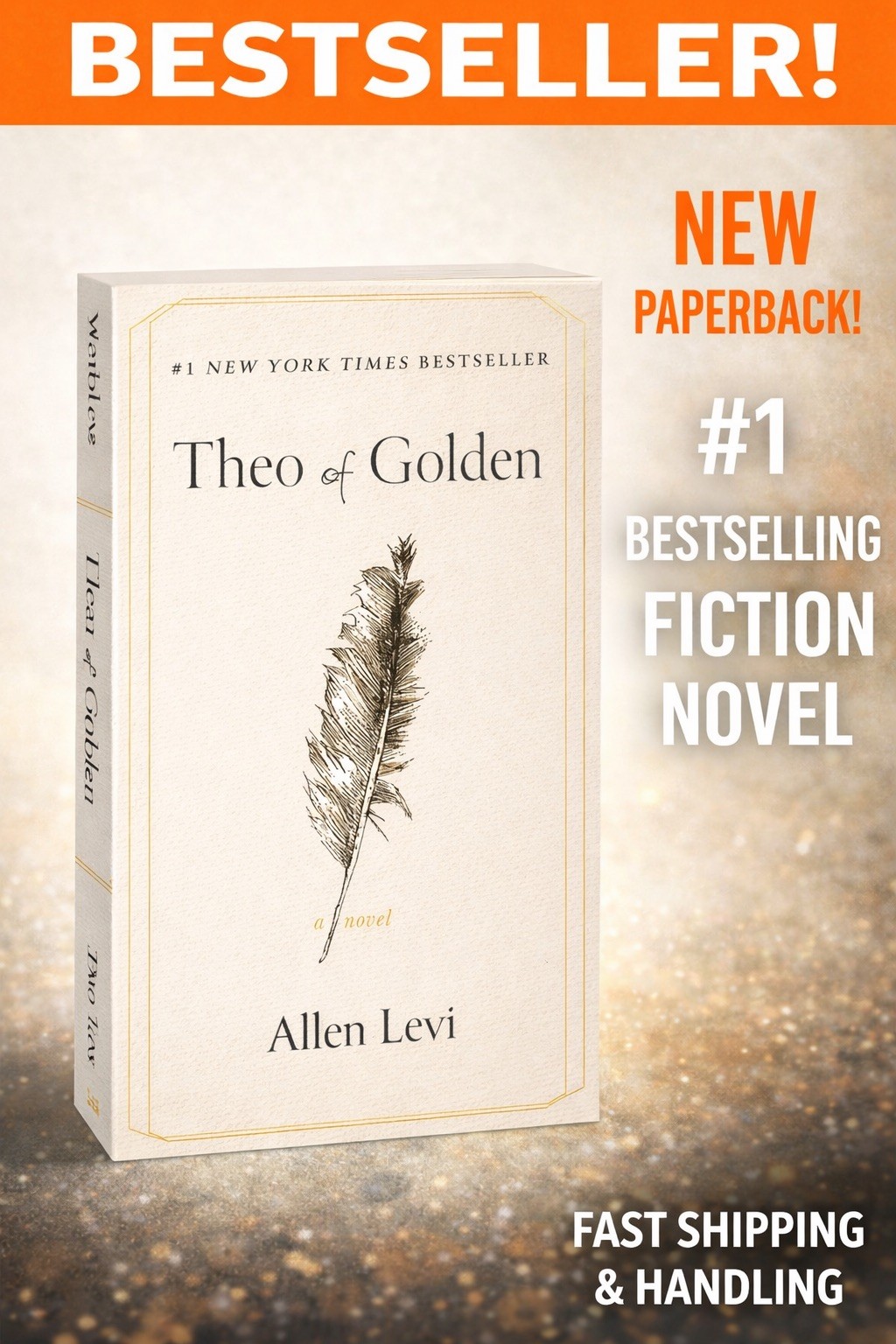 Theo of Golden: A Novel Paperback Allen Levi Fiction Book NEW