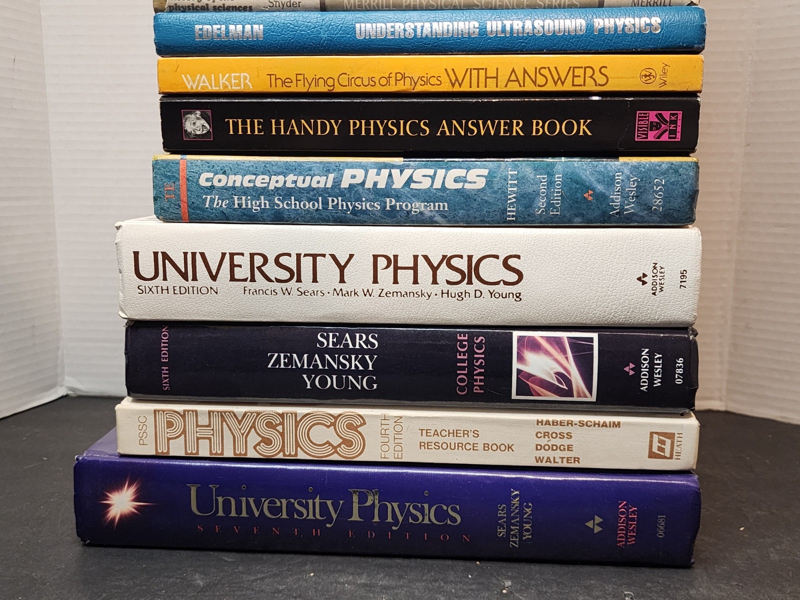 PHYSICS BOOK LOT OF 15 INCLUDES TEXTBOOKS & MORE!!! HC & TPB 1966 – 2019