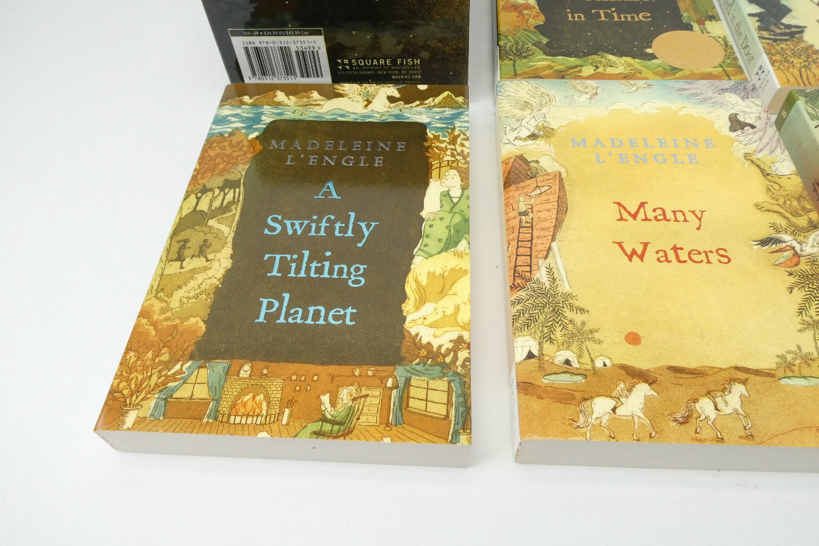 Madeleine L’Engle Time Quintet Box Set 5 Books Wrinkle in Time Square Fish