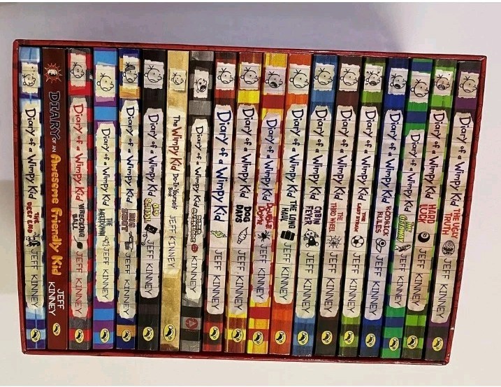 Diary of a Wimpy Kid 19 Book Paperback Box Set COMPLETE NEW SEALED Free Shipping