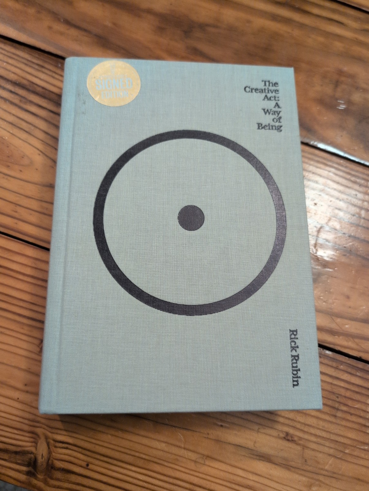 RICK RUBIN – THE CREATIVE ACT: A WAY OF BEING – SIGNED