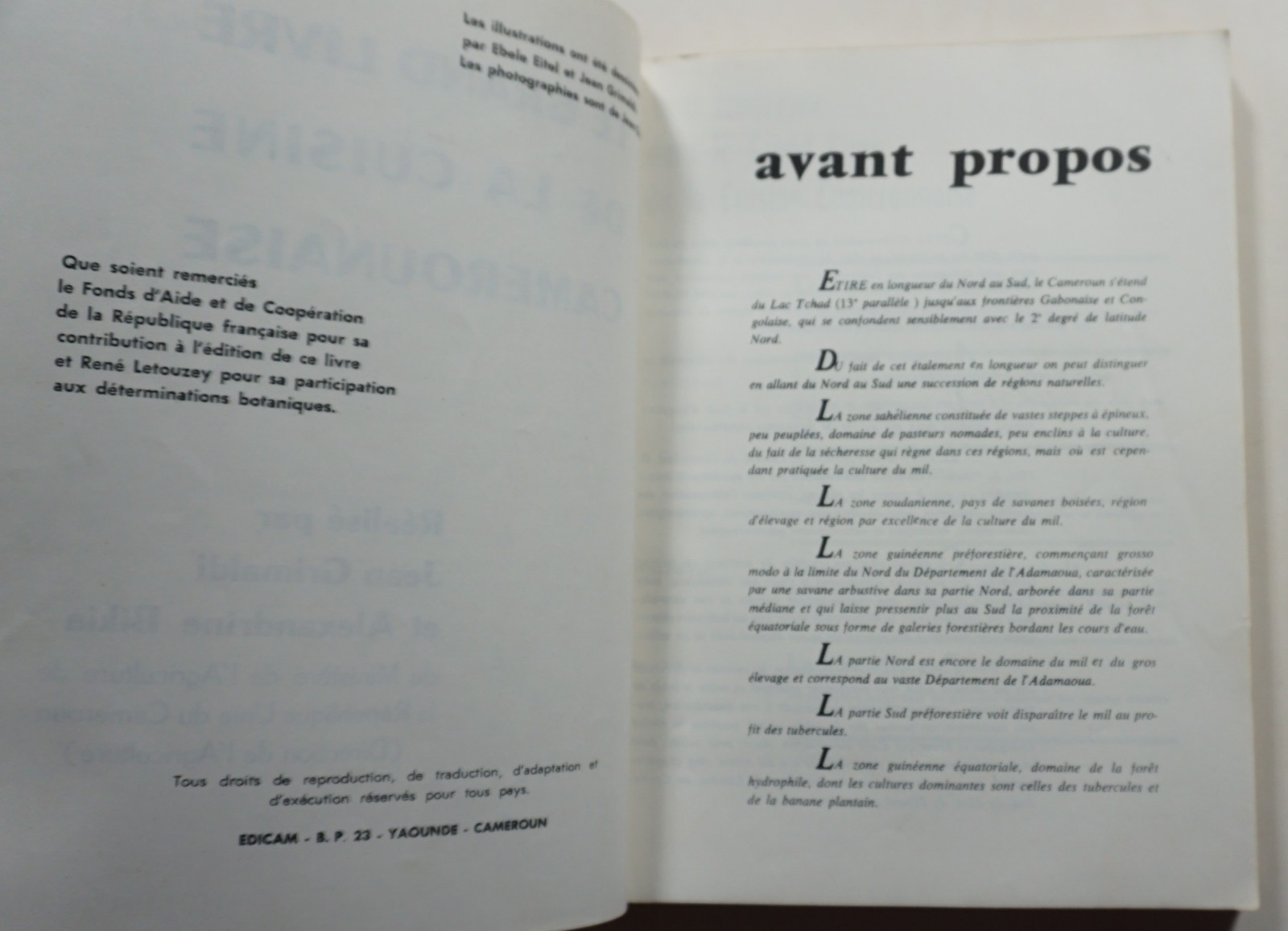 Le Grand Livre de la Cuisine Camerounaise – Grimaldi Cameroon Cookbook Recipes
