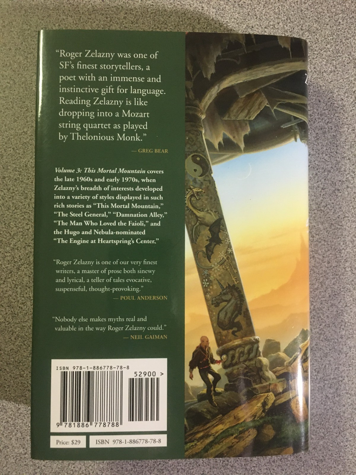 Complete Set: Collected Stories of Roger Zelazny Volumes 1-6, NESFA Press 2009