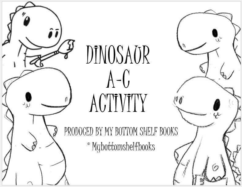 DIGITAL- 2025 Merrick ABC Children’s Dinosaur ACTIVITY BOOK *PRINT REQ’D* 14pgs
