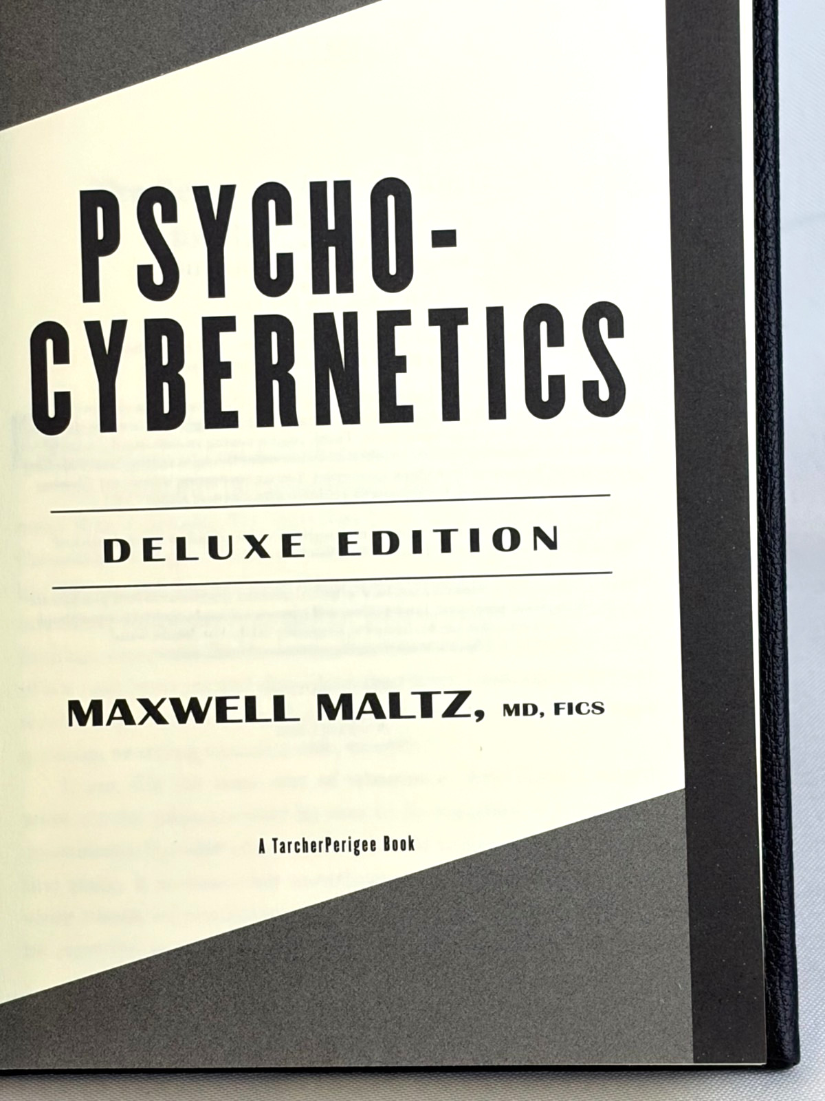 PSYCHO-CYBERNETICS by Maxwell Maltz Leather Bound Classic Deluxe Edition NEW