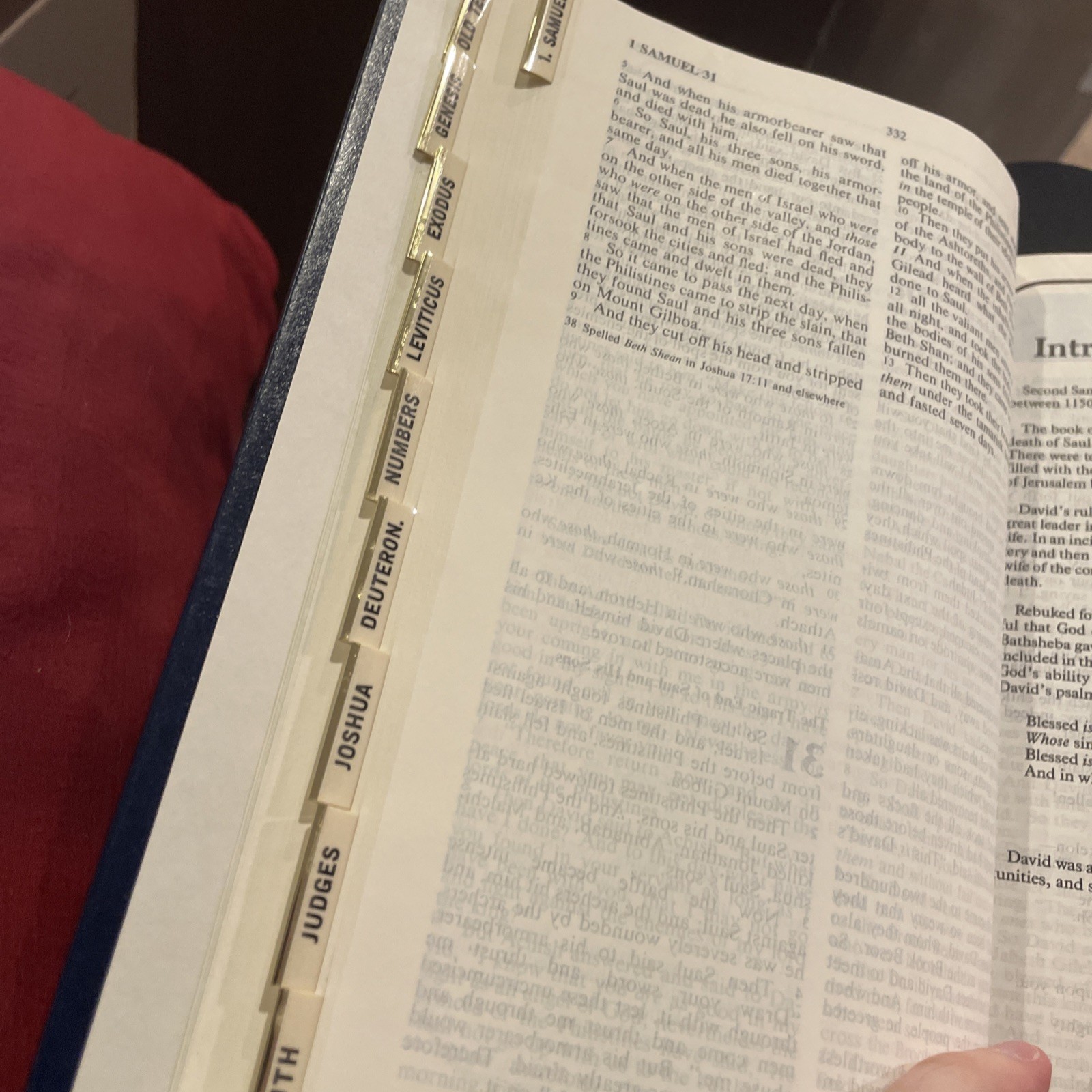 1984 Possibility Thinkers Bible New King James Version Nelson #402 Blue INDEXED