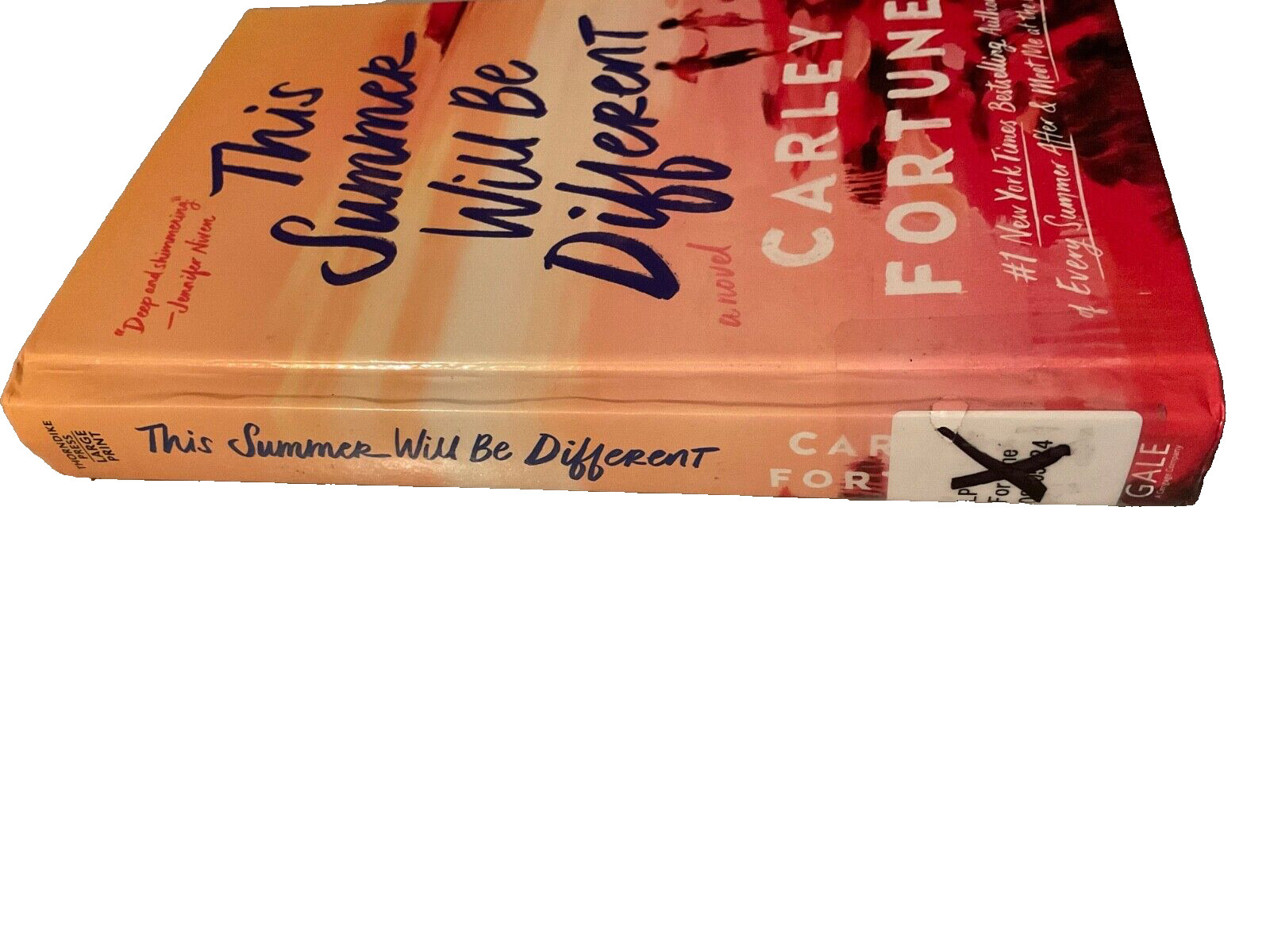 This Summer Will Be Different by Carley Fortune (2024, Hardcover)