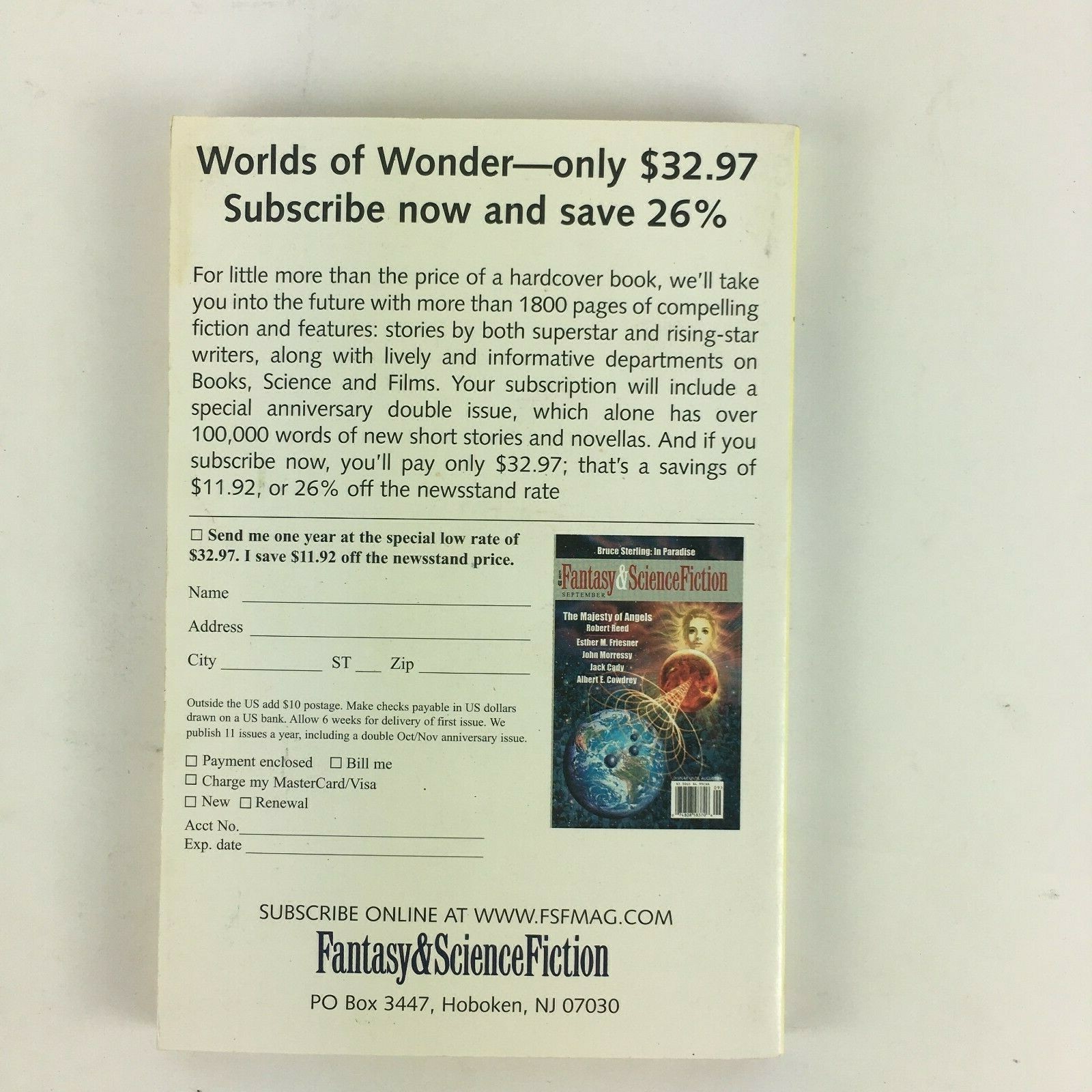 May Fantasy & Science Fiction The Refuge Elsewhere Robert Sheckley Ron Goulart