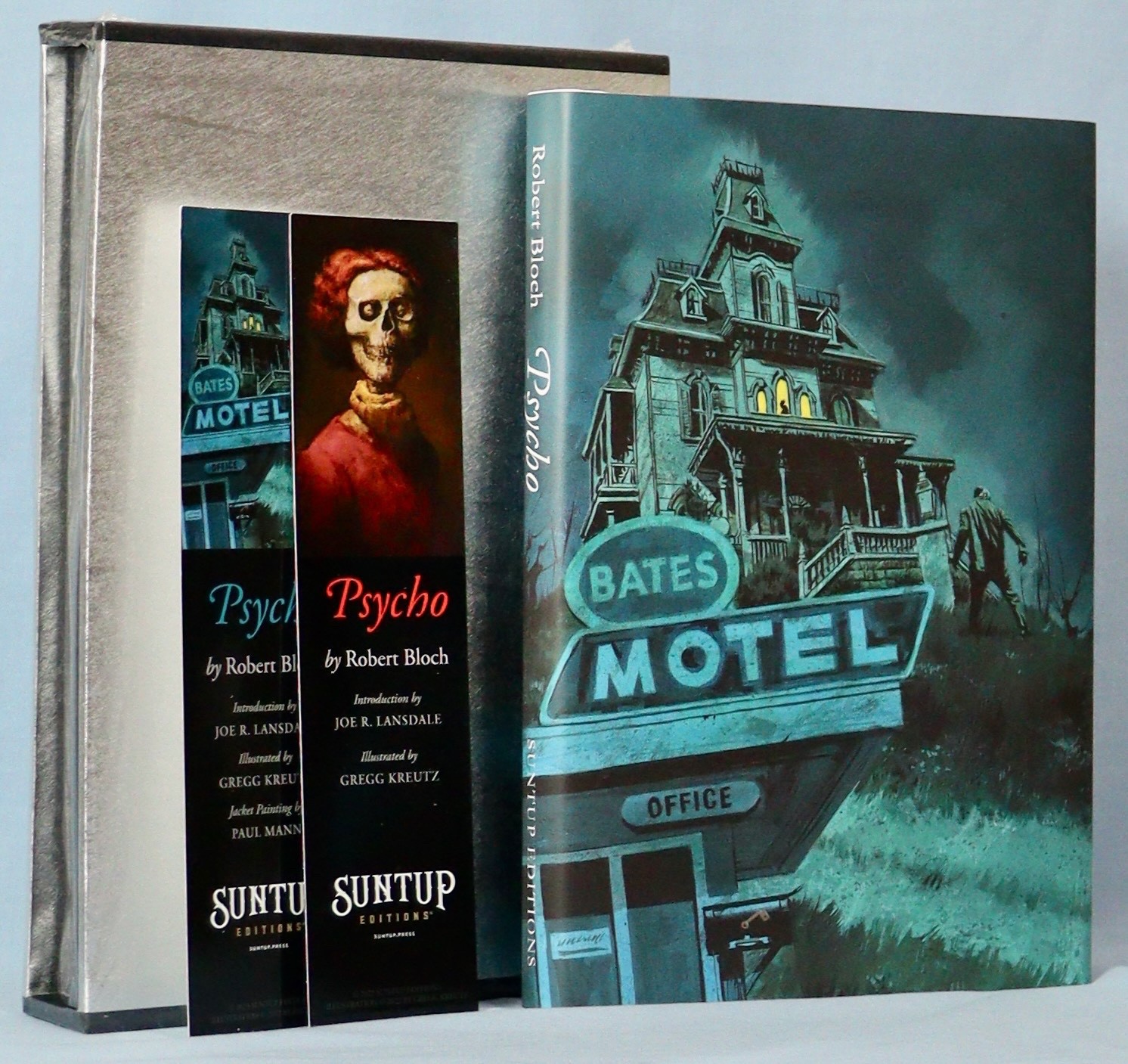 Robert Bloch PSYCHO Limited Suntup Artist Edition Signed by Artists Slipcase OOP