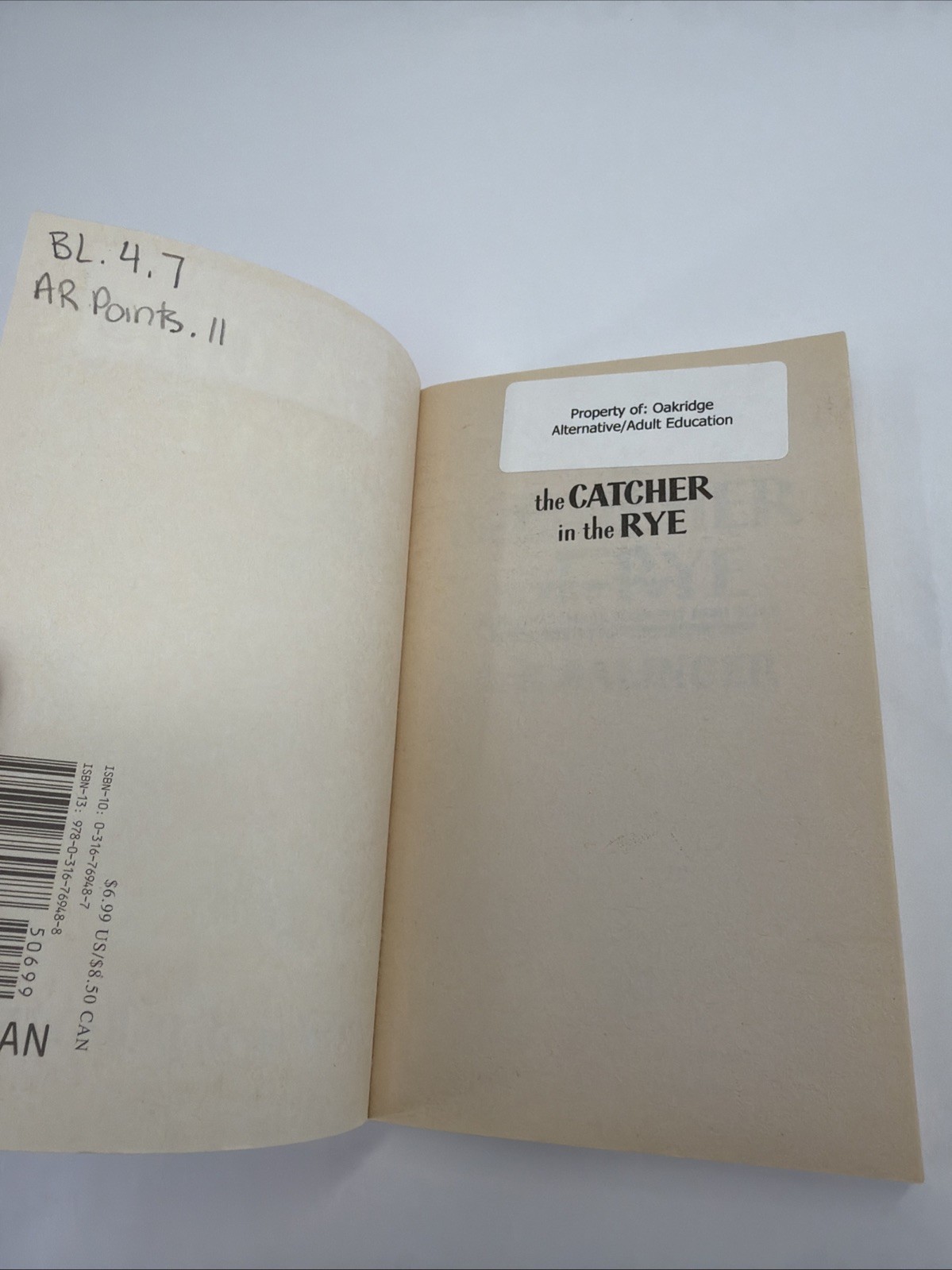 The Catcher in the Rye by J.D. Salinger