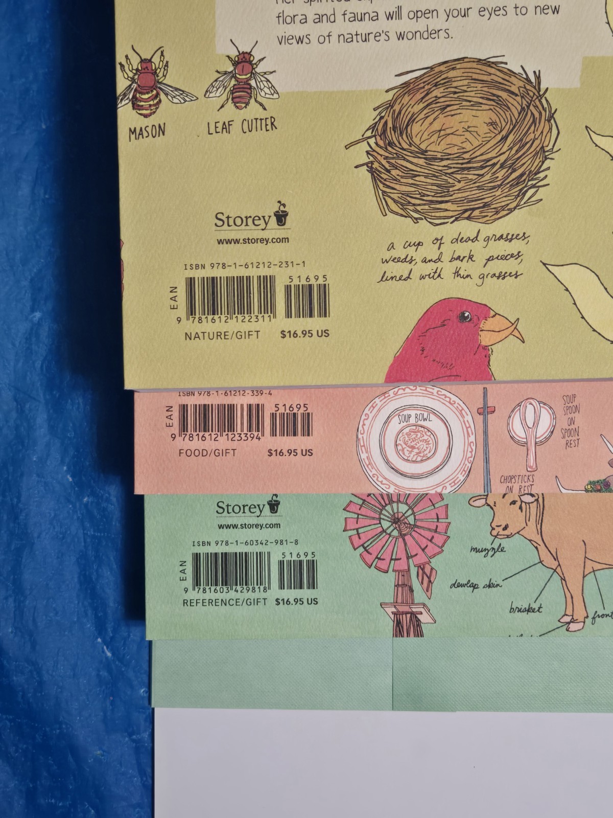 The Julia Rothman Collection: Farm Anatomy, Nature Anatomy, and Food Anatomy VG