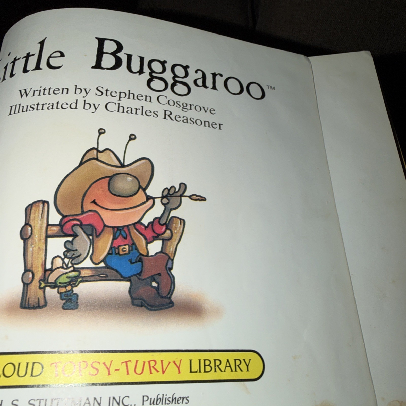 Vintage Topsy Turvy Bugg Hardcover Lot Of 10 Stephen Cosgrove Books 1980s 1988