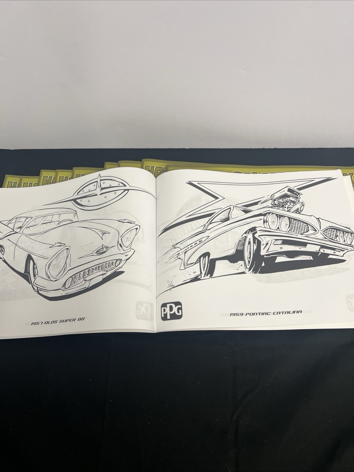 2016 PPG Industries-Hot Rod Coloring Book By SQUINDO- 30 Pages