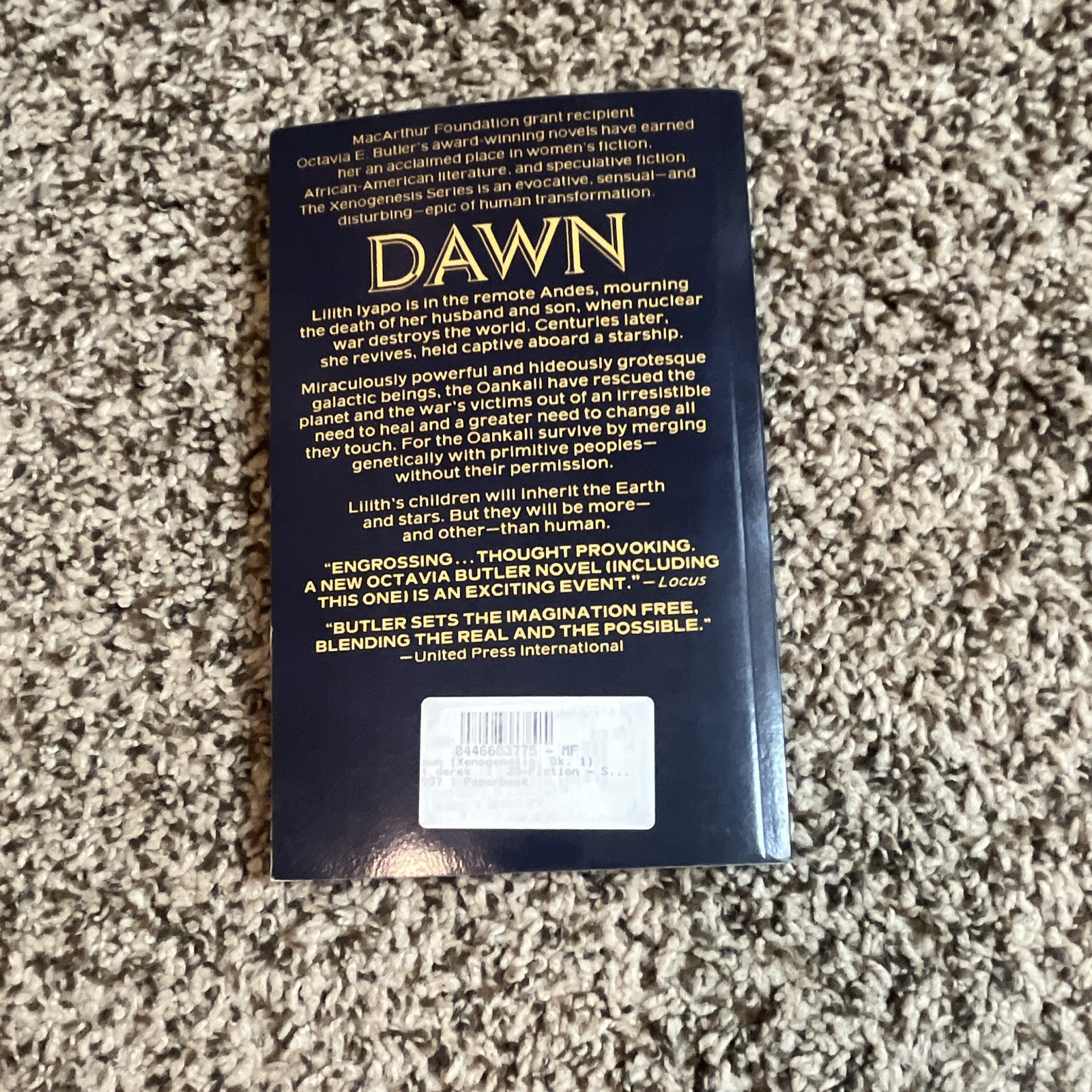 Octavia E. Butler – Dawn (Lilith’s Brood #1) Mass Market 1997 Grand Central