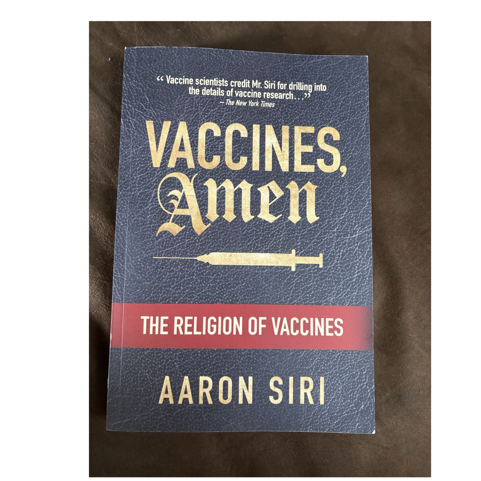 Vaccines, Amen Aaron Siri Paperback Nonfiction Vaccines Adults English