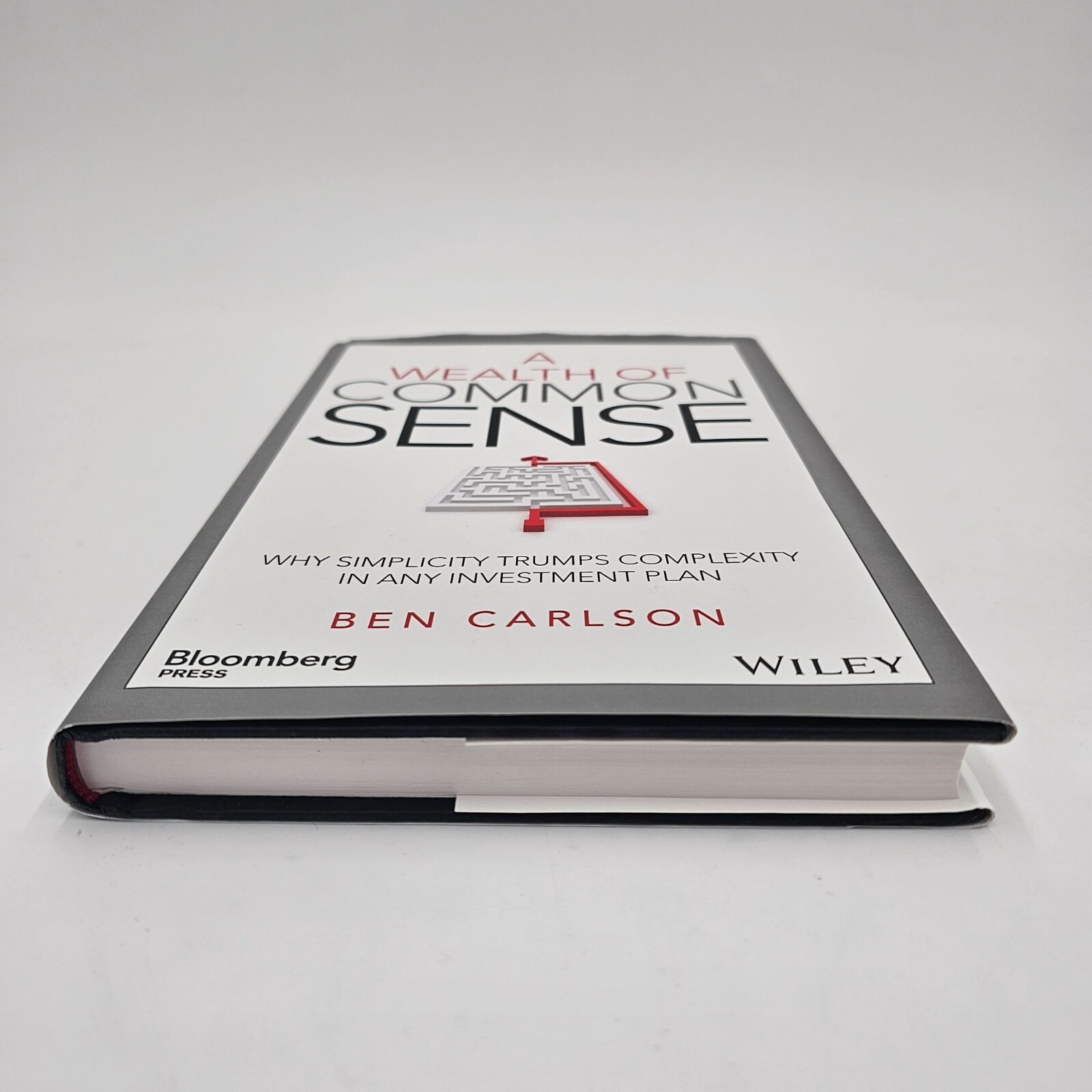 A Wealth Of Common Sense By Ben Carlson Hardcover Wiley Bloomberg Press – VG
