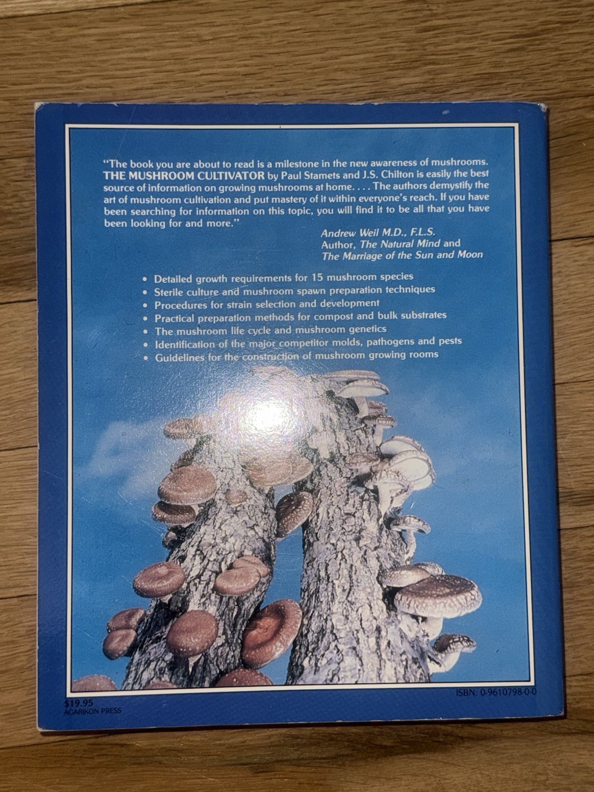 The Mushroom Cultivator Paul Stamets J.S. Chilton 1983 Agarikon Press VG PB