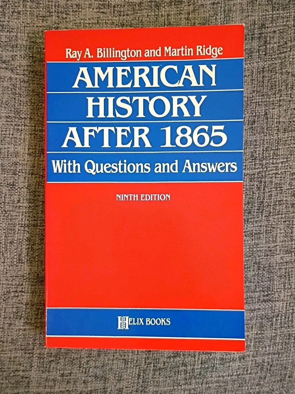 American History before 1877 with Questions and Answers by Ray Allen Billington