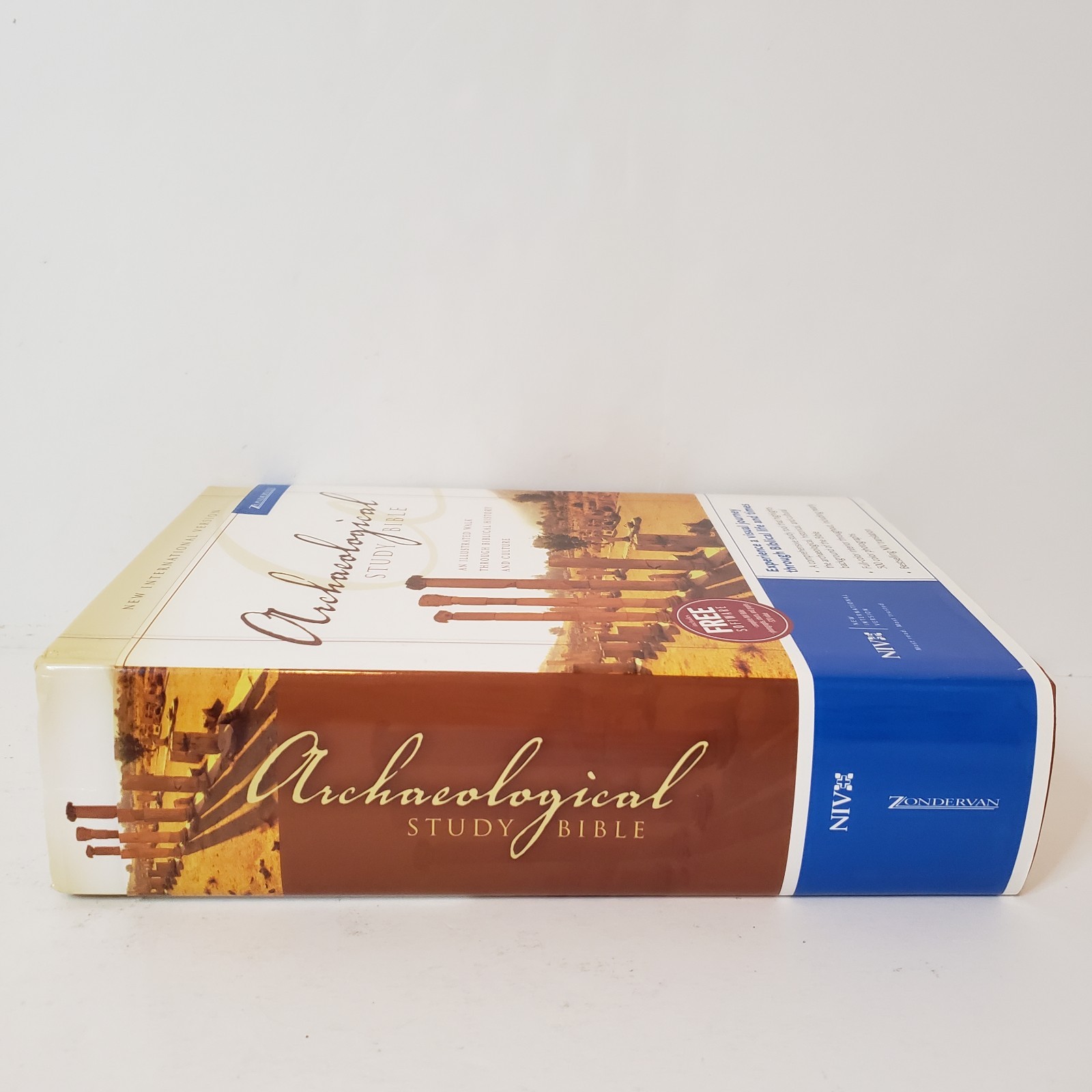 Zondervan Archaelogical Study Bible NIV Hardcover Book W/Software Disc 2005