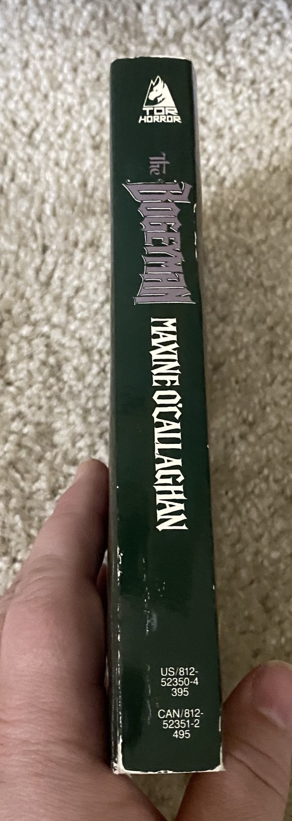 Vintage The Bogeyman by Maxine O’Callaghan PB Book TOR Horror First Printing