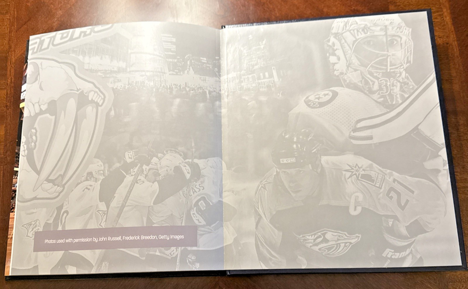 Nashville Predators NHL 25th Anniversary Commemorative Book 1998-2023 Hardcover