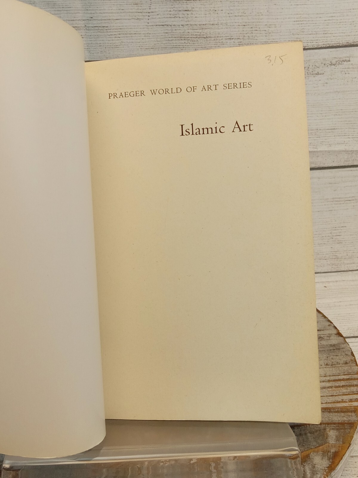 Islamic Art By David Talbot Rice 1st Ed. 1968 Paperback History Fine Arts