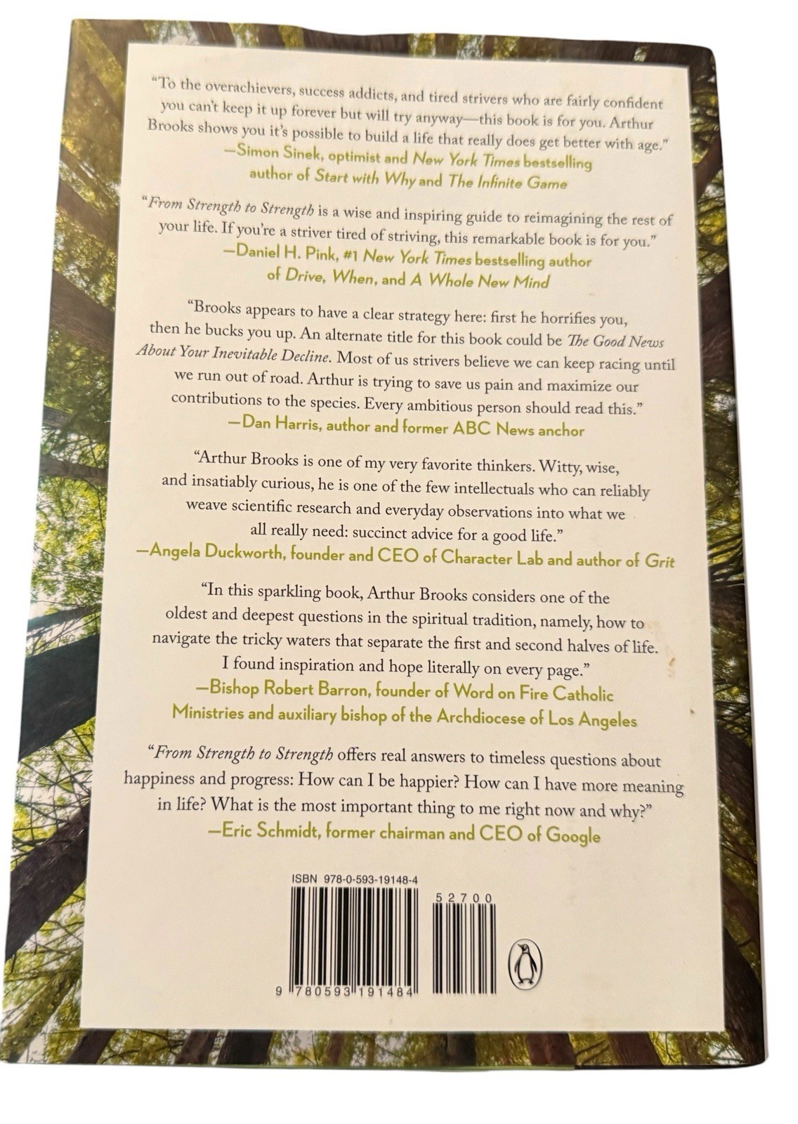 From Strength To Strength By Arthur C. Brooks 2022 Penguin Random House HCDJ