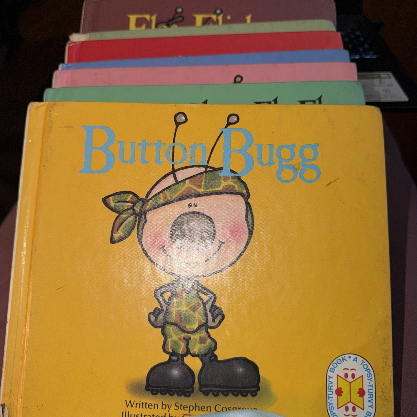 Vintage Topsy Turvy Bugg Hardcover Lot Of 10 Stephen Cosgrove Books 1980s 1988