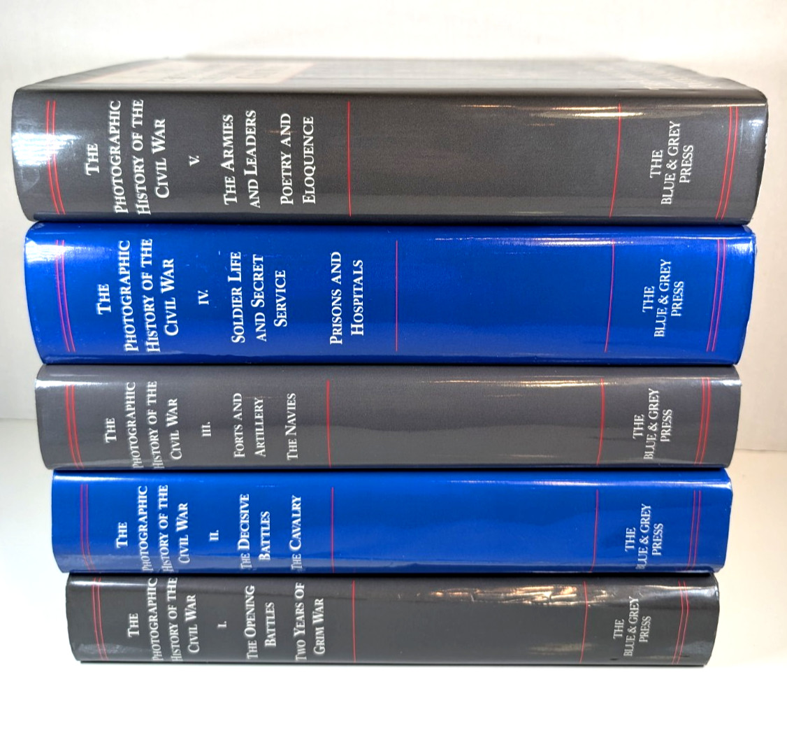 The Photographic History of the Civil War 10 Volumes in 5 HC Blue & Grey Press