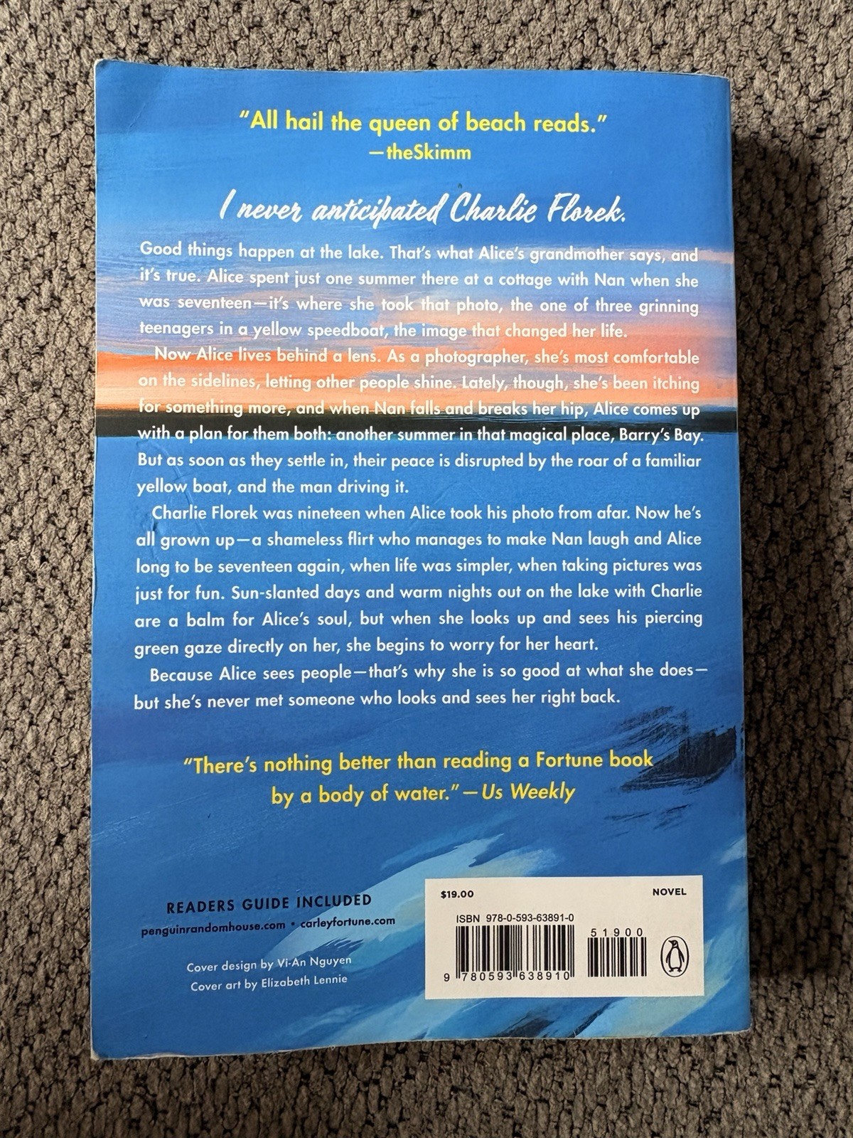 Penguin One Golden Summer by Carley Fortune Paperback Fiction Contemporary Novel
