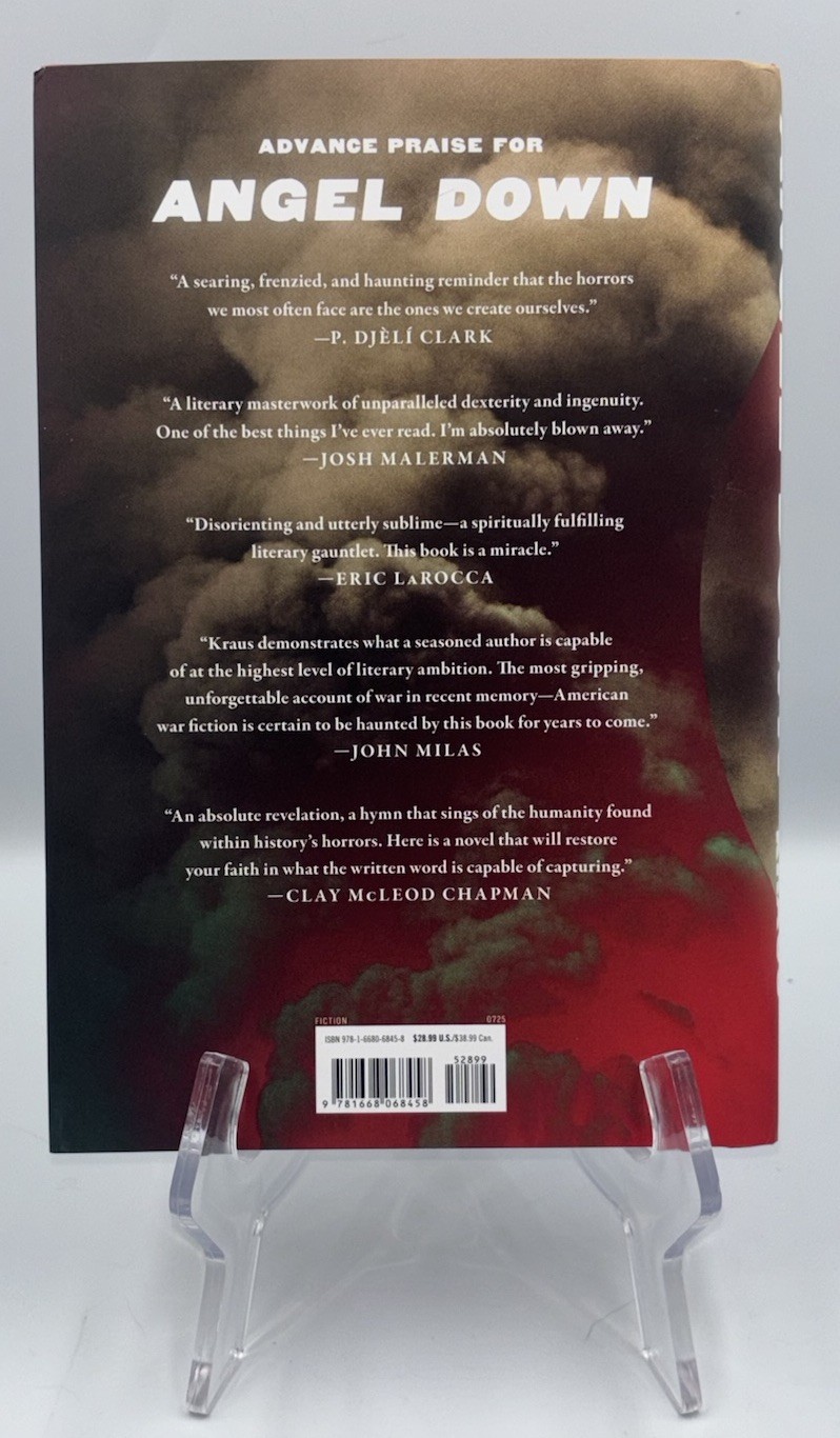 DANIEL KRAUS ANGEL DOWN SIGNED AUTOGRAPHED PULIZTER PRIZE HC 1ST ED / 3RD BOOK 3