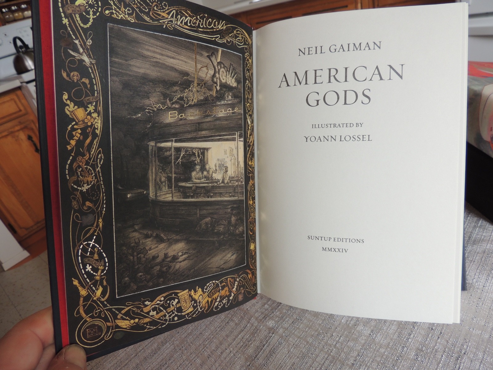 Neil Gaiman American Gods Suntup Editions SIGNED Limited/1254