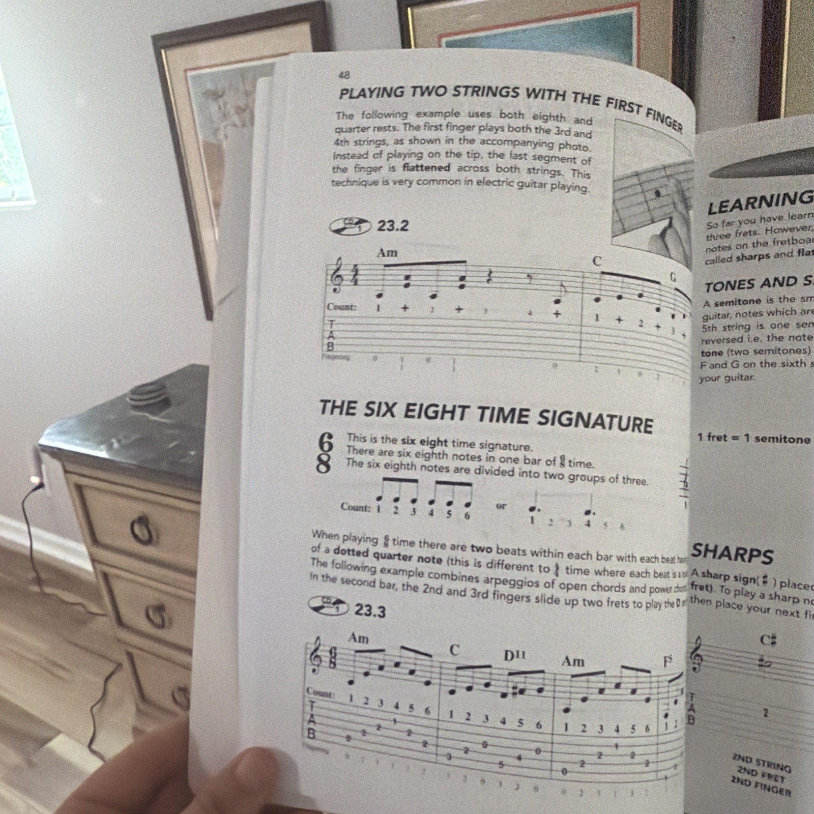 Rock Guitar Tab Lesson Book Learn to Play Rock Guitar With 2 CD’s 240 Pages New