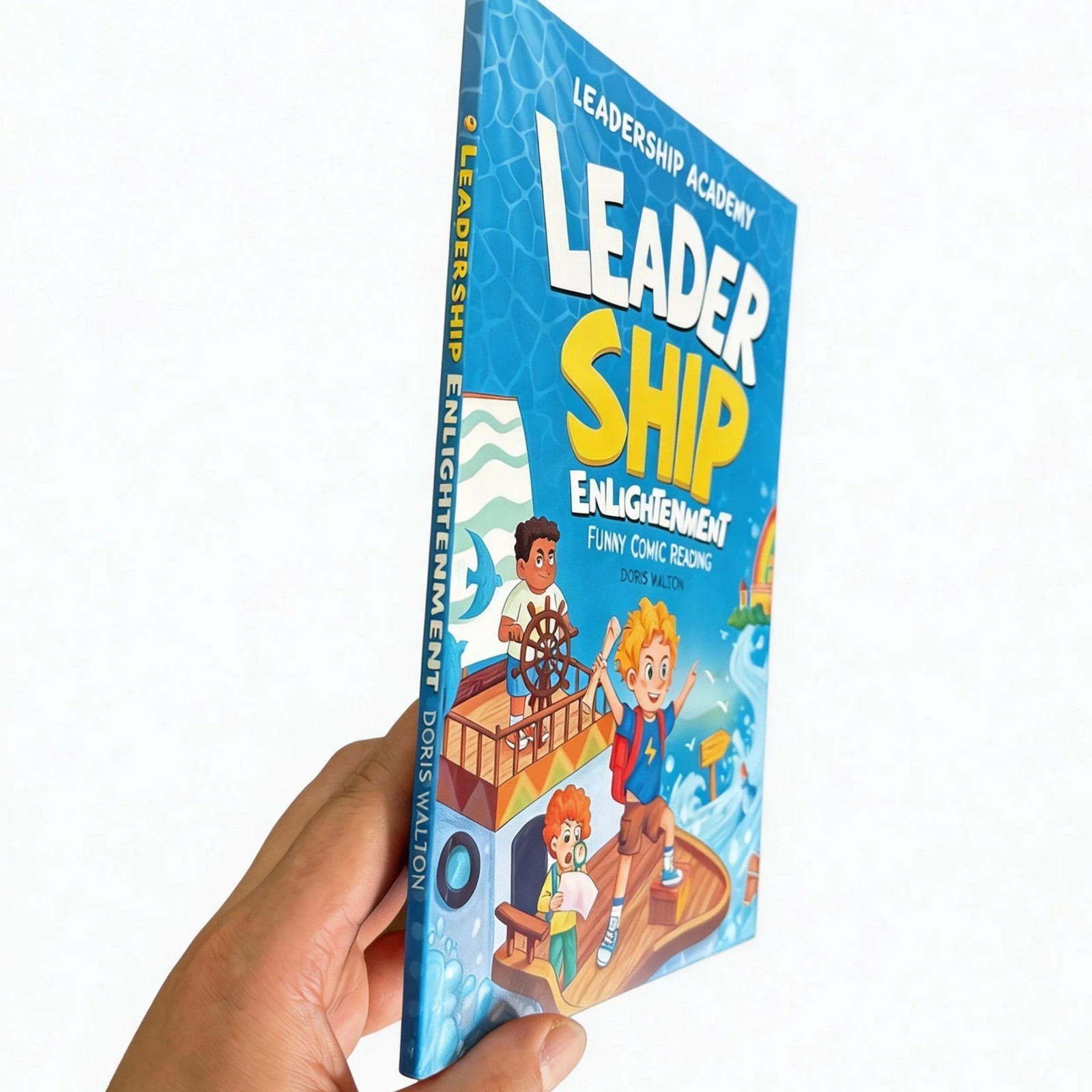 Leadership Academy Enlightenment Funny Comic Reading Book Motivational Humor