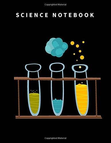 Science Notebook: 110 Blank and Lined pages, Large (85 x 11) inches and – GOOD