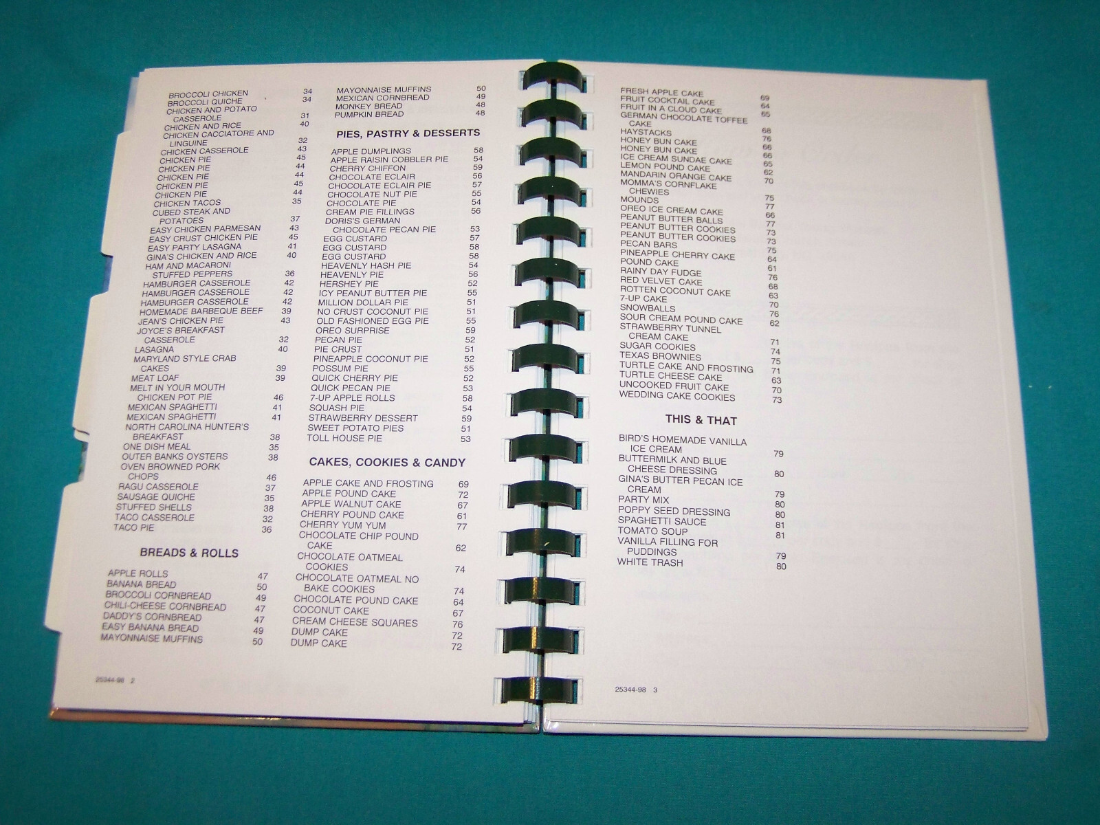 Crestview Baptist Church Forest City North Carolina Cookbook 1998