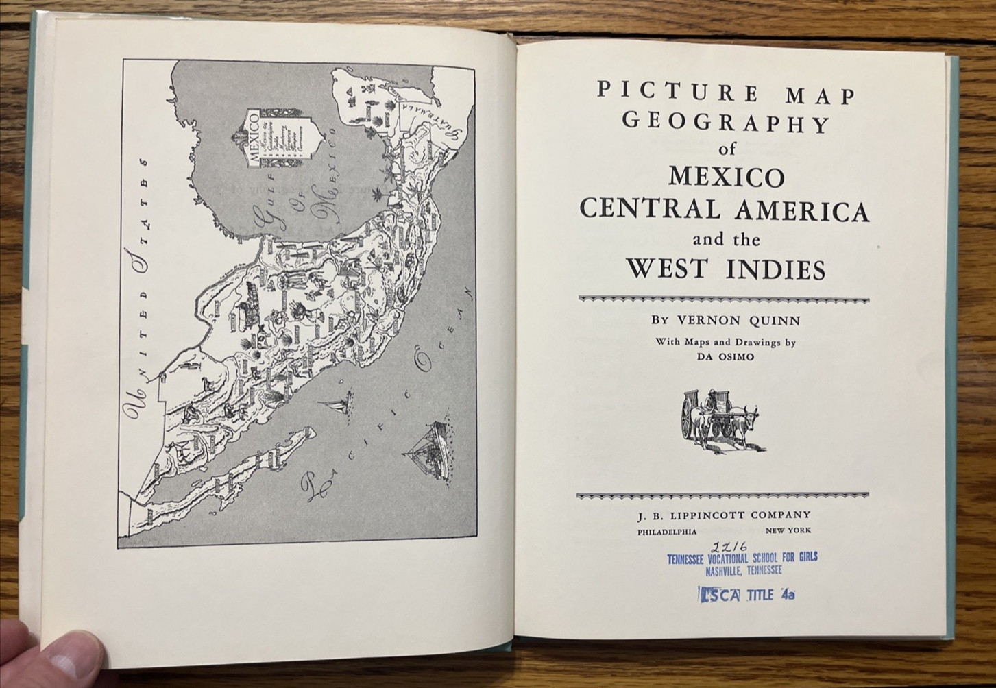 Picture Map Geography Mexico, Central America and the West Indies, Vernon Quinn