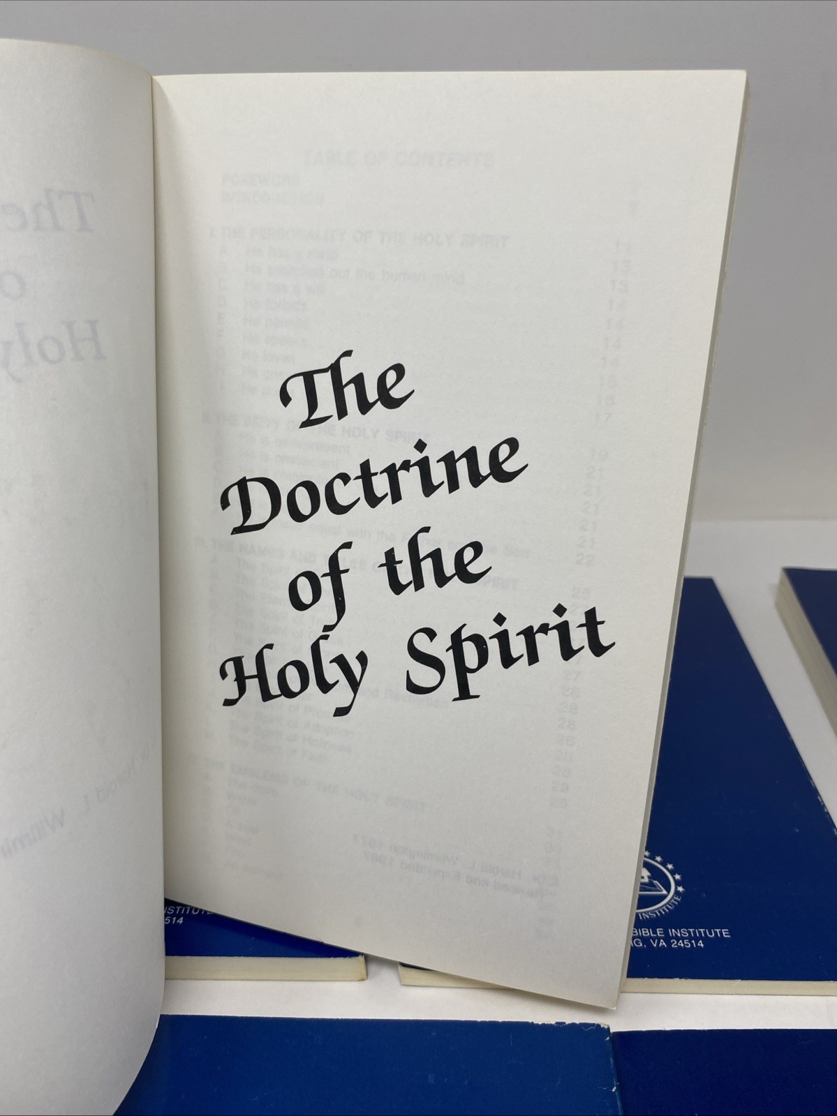 Liberty Bible Institute Doctrine Books Lot 11 Harold Willmington Unmarked Pages