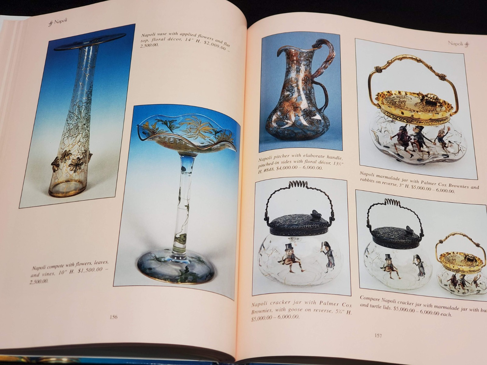 Mt. Washington Art Glass, Webb Burmese ID Value Guide Book HB 2003 Betty Sisk