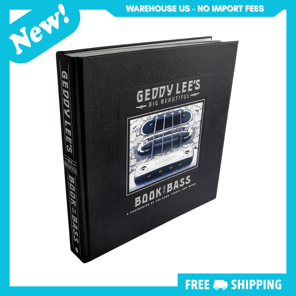 NEW Geddy Lee’s Big Beautiful Book of Bass, 9780062747839, FREESHIP
