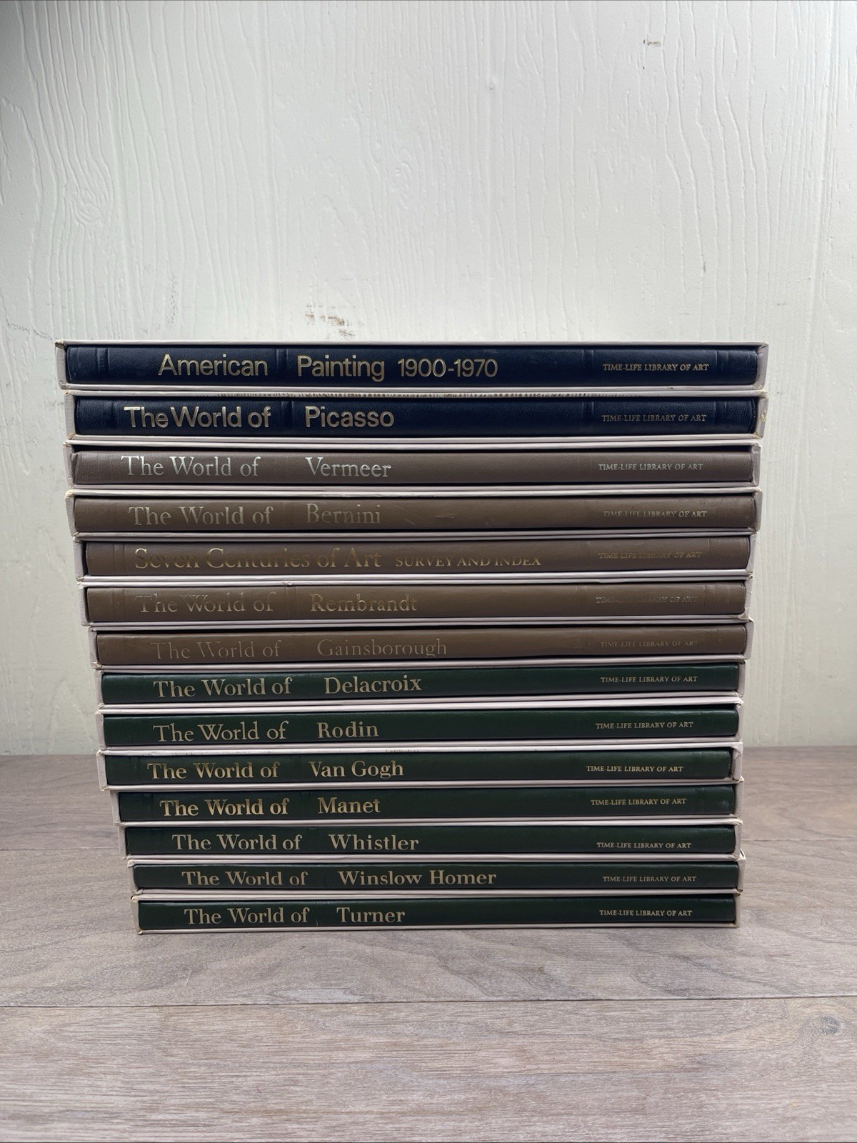 Time-Life Library of Art Lot Of 14 Volumes in Slipcases Picasso Rembrandt Manet