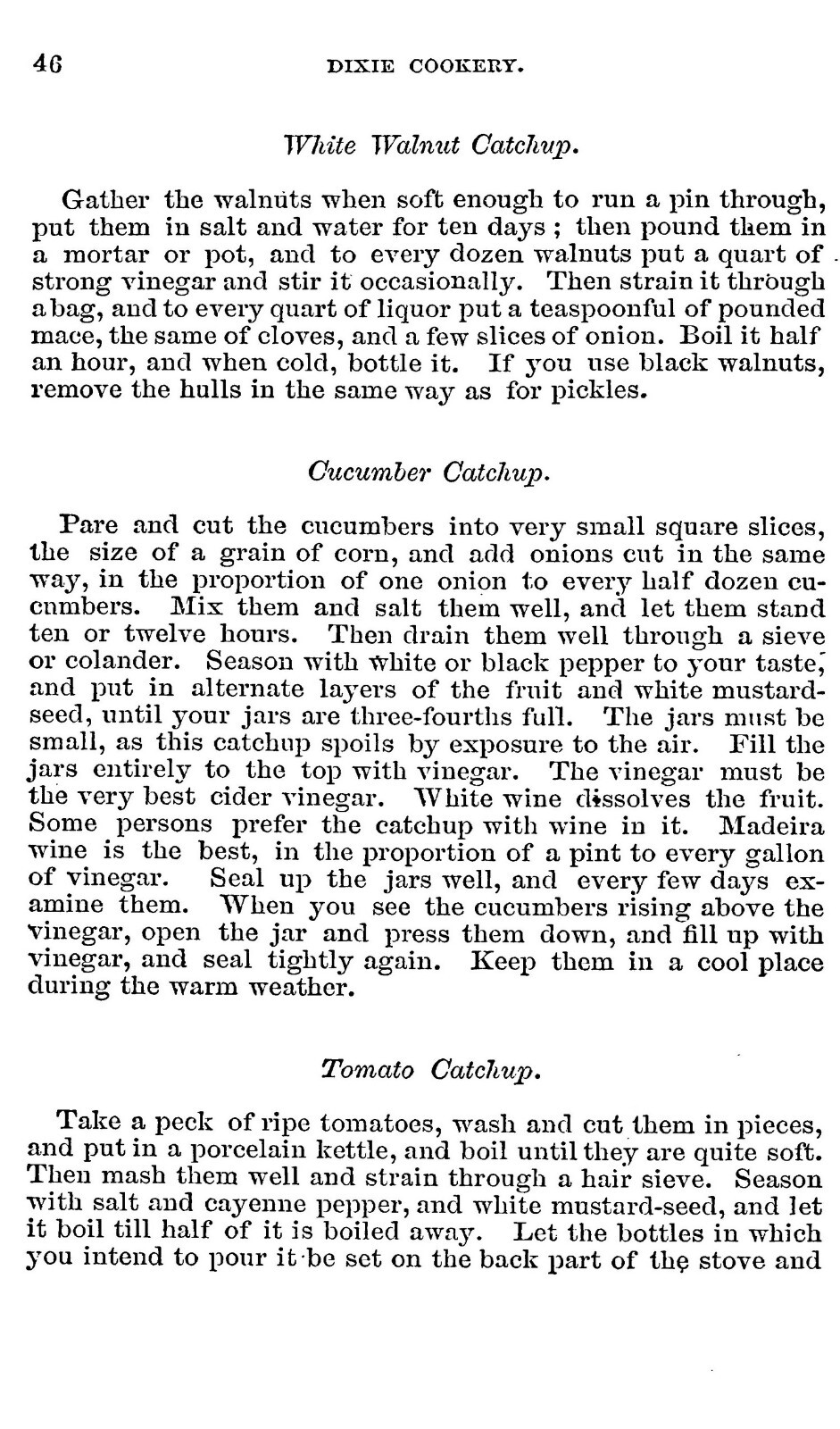 1867 Dixie Cookery Cook Book 120 Pages