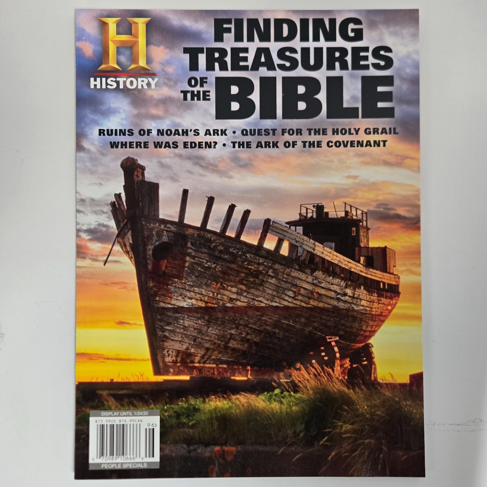 4 History Channel Bookazines ~ Mafia, Haunted History, Bible Treasures, Dead Sea