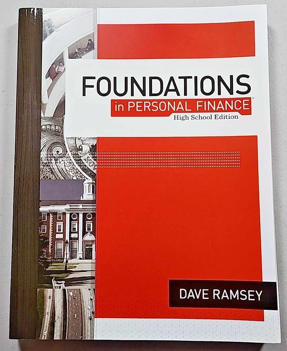 FOUNDATIONS IN PERSONAL FINANCE High School Edition Workbook Dave Ramsey New