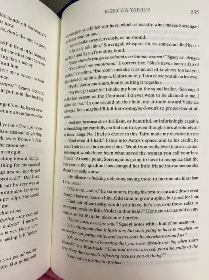 Fourth Wing — Xaden’s POV – Hardcover