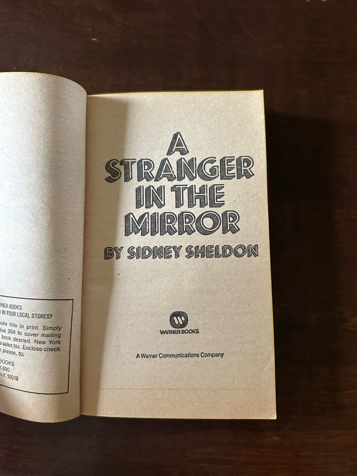 A Stranger in the Mirror – Mass Market Paperback By Sheldon, Sidney – GOOD